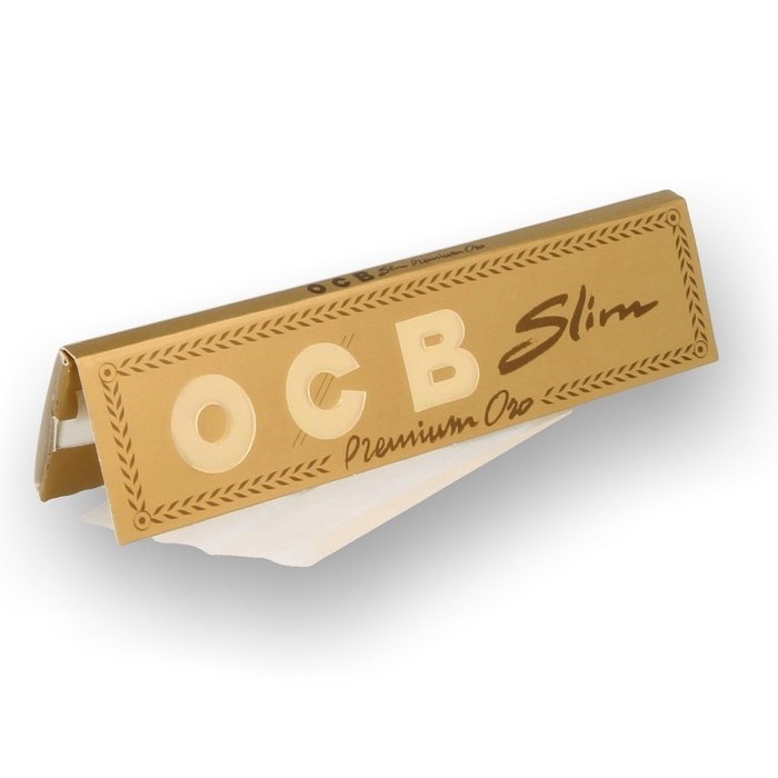 OCB Slim Premium Oro Paper King Size Gold