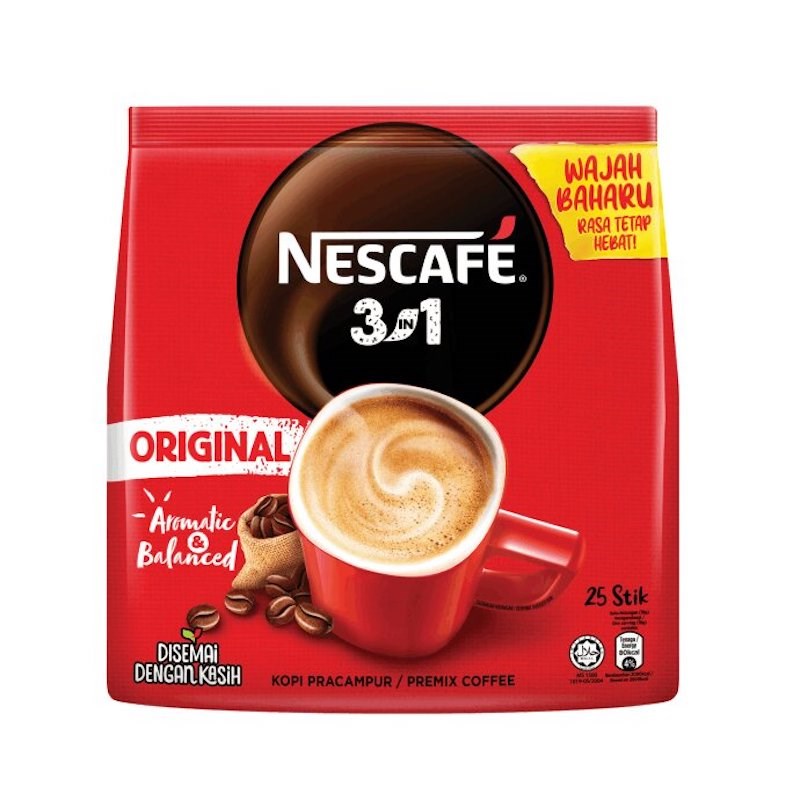 Nescafé 3-in-1 Premix Instant Coffee - Blend & Brew RICH - Imported from  Nestle Malaysia ( 28 Sticks)