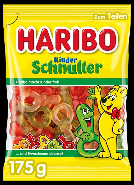 Haribo Kinder Schnuller Limo Mix 175g  Online kaufen im World of Sweets  Shop